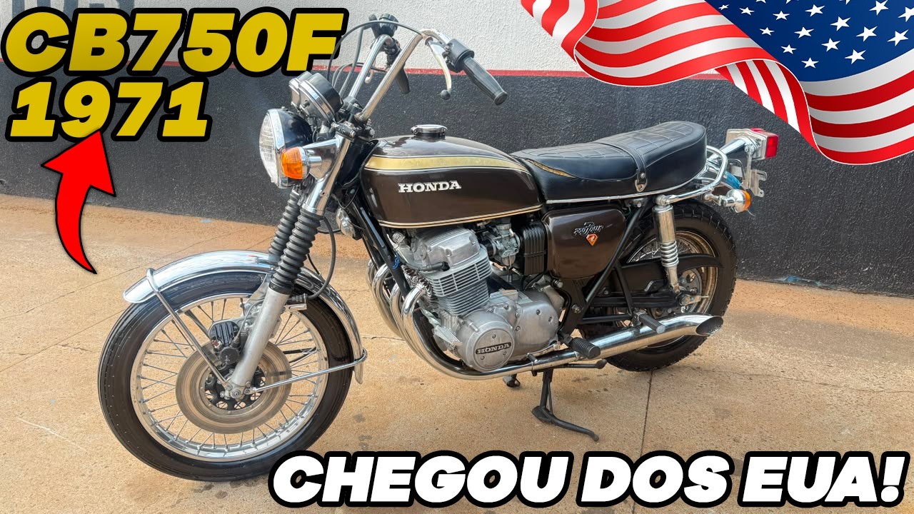A CB750F 1971 AMERICANA CHEGOU NA LOJA!