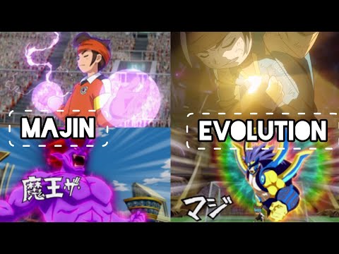 majin the hand all forms | inazuma eleven hissatsu techniques