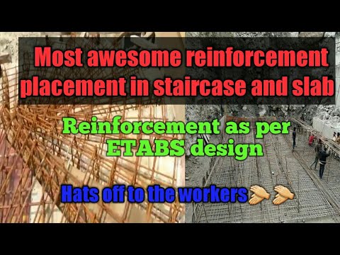 How to perform works on spiral staircase and slab...