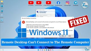 How To Fix Remote Desktop Can't Connect to The Remote Computer for One