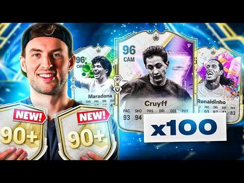100 x INSANE 90+ Icon Player Picks! 🎉