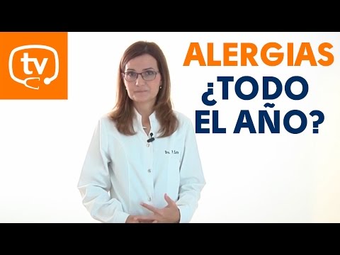 ¿Se puede tener alergia todo el año?