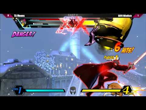 Curleh Mustache East 5 - UMVC3 - TA Moons vs BIFU Winrich