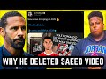 Why Rio Ferdinand Deleted Video With Saeed,Big Steve,Cams & James Redmond