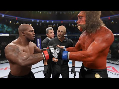 Mike Tyson vs. Orange Bigfoot - EA Sports UFC 2