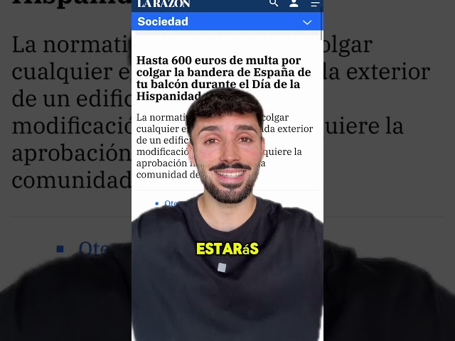 Vídeo relacionado con Bandera de España, sin escudo. 100 * 70 cm. Perfecta para colgar en el balcón, en la ventana, o para llevar en el coche.