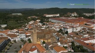 preview picture of video 'Iglesia de San Miguel Arcángel y el Tiro de Pichón en Jabugo, Huelva'
