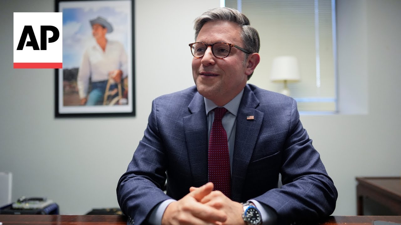 Mike Johnson pulls closer to Trump to save Republican's House majority