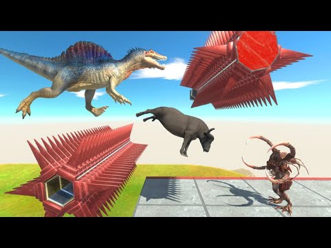 Who Can Make Most Precise Jump - Animal Revolt Battle Simulator