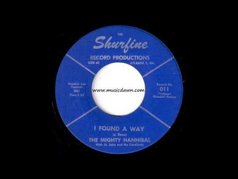 The Mighty Hannibal with St. John and The Cardinals - I Found A Way [Shurfine] 1965 Deep Soul 45