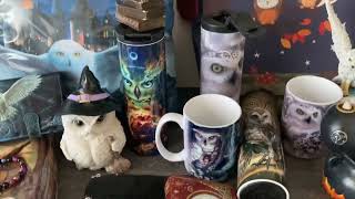 Velký keramický hrnek - Čarodějnická sova (440 ml)