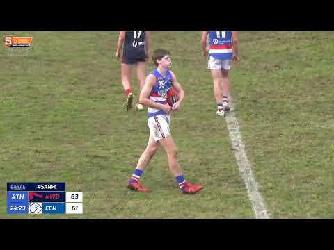 Rd 16 U18 Torrens University Cup - Central's Liam Fawcett kicks match- winning goal