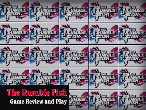 Top Tier Arcade - The Rumble Fish - Game Review and Play [4K60FPS]