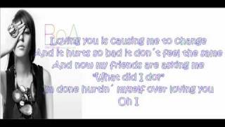 BoA-I Did It For Love (With Lyrics)