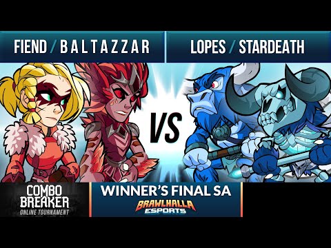 Fiend & B A L T A Z Z A R vs Lopes & Stardeath - Winner's Final - Combo Breaker 2020 - 2v2 SA