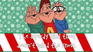 The Chipmunks - It's Beginning To Look Like Christmas (with lyrics)