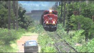 preview picture of video 'Trem X 92 - ALL-SD 70 619 chegando em Rio Claro - M2U00296'