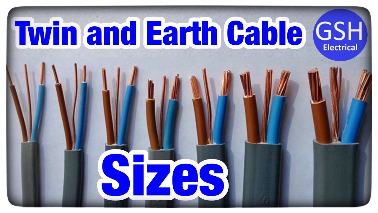 What Sizes do Twin and Earth Cables Come in