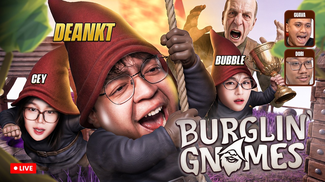 KITA MENJADI KURCACI YANG AKAN MENCURI DI RUMAH BAPAK - BURGLIN GNOMES