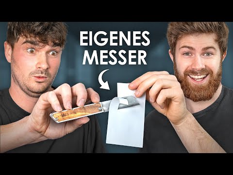 Taschenmesser selber bauen + Rasier-Test