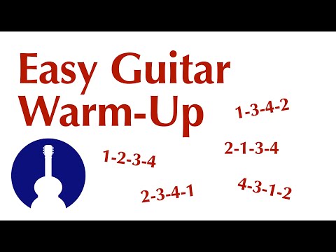 Easy Guitar Warm-Up • 1-2-3-4 Finger Exercise