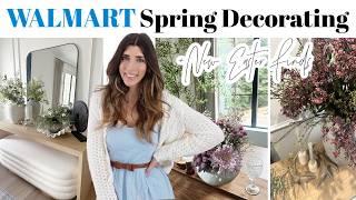 Spring Entryway Decorating / I Can't Believe These Spring Items are from Walmart Spring Haul