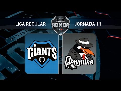 The Penguins Mafia vs Giants Only The Brave - #LoLHonor11 - Mapa 2 - Jornada 11 - T11