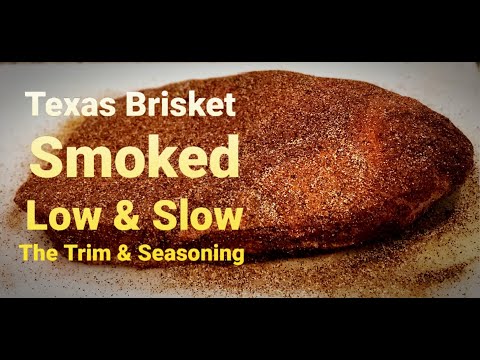 How To Trim and Season A Brisket - Texas Brisket...