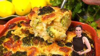 FÁCIL E DELICIOSA, TORTA SALGADA SEM LIQUIDIFICADOR DE BRÓCOLIS COM MUITO QUEIJO!
