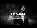 12 Saal Slow And Reverb 12 Saal Bilal Saeed Punjabi Sad Song 12 Saal Bilal Saeed Slowed