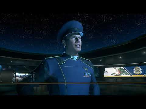 Star Citizen - 4K - Invictus 2951 - Hall Entrée -  Hologramme Accueil - New Babbage -