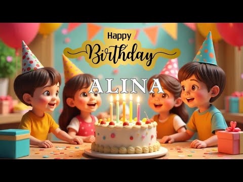 Happy Birthday Alina! 🎉🎂 A Special Unique Birthday Song Made Just For You!!! Kids Birthday Song!