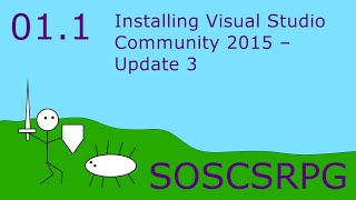 Lesson 01.1: Installing Visual Studio Community 2015 - Update 3