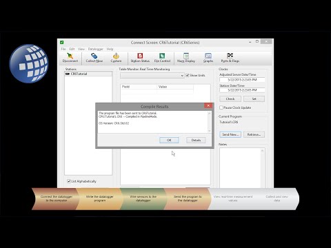 QuickStart (Part 3) – Use LoggerNet to Send a Program and Collect Data