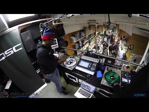 DJ NU ERA at the 2018 Rock & Soul and QSC DJ Battle