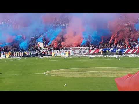 "Entrada Unión Magdalena vs Quindío." Barra: Garra Samaria Norte &bull; Club: Unión Magdalena