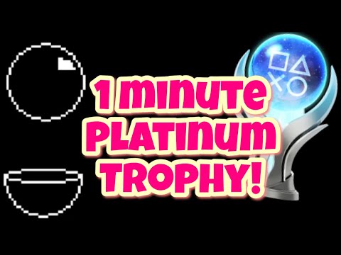 Easy 1 Minute Platinum Trophy PS4 PS5!