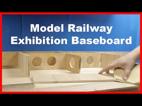 Building a model railway exhibition baseboard