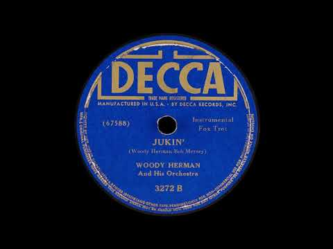 1940 WOODY HERMAN Jukin' BIG BAND JAZZ Instrumental - 78 RPM Record