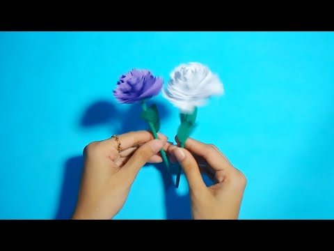 How to make  paper flower!❀ Umama's Craft