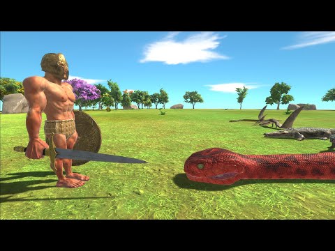1 Achilles vs FACTIONS in ARBS -- Animal Revolt Battle Simulator