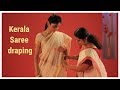 Tutorial - How to Wear A Kerala Saree? 