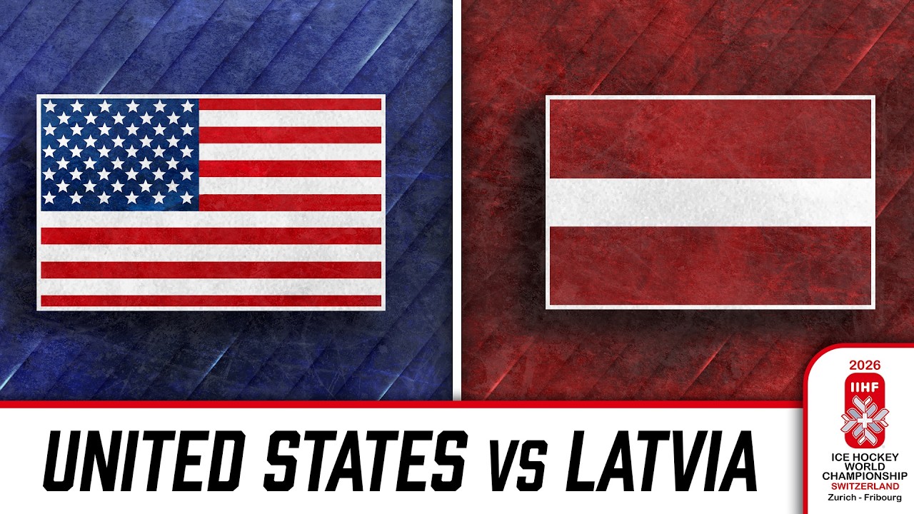 Watch United States vs Latvia at the 2026 IIHF World Championship 🇺🇸🇱🇻🏒