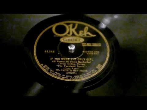 "If You Were The Only Girl in the World" - Ed Loyd and his Orchestra v/Smith Ballew