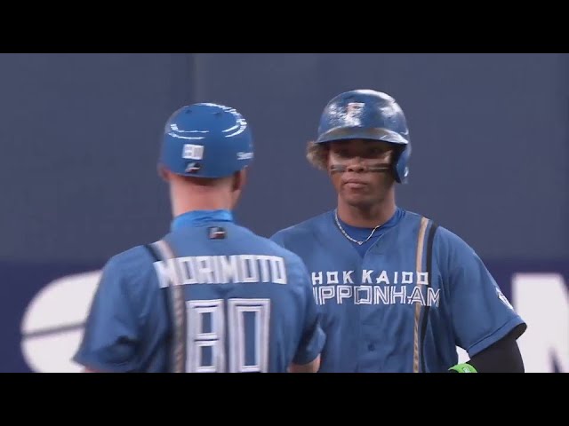 【5回表】プロ初4番起用でここまで2安打!! ファイターズ・水谷瞬の2点タイムリーで勝ち越し!!  2024年7月7日 オリックス・バファローズ 対 北海道日本ハムファイターズ