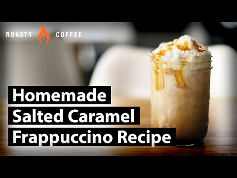 How To Make A Caramel Frappuccino: Homemade Salted Caramel Frappuccino Recipe