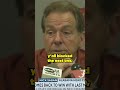 Nick Saban was how much luck played a role in the Iron Bowl #shorts
