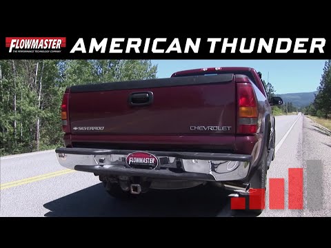 2001-04 GM Silverado/Sierra 2500HD/3500HD 6.0L, 8.1L - American Thunder Exhaust 817328