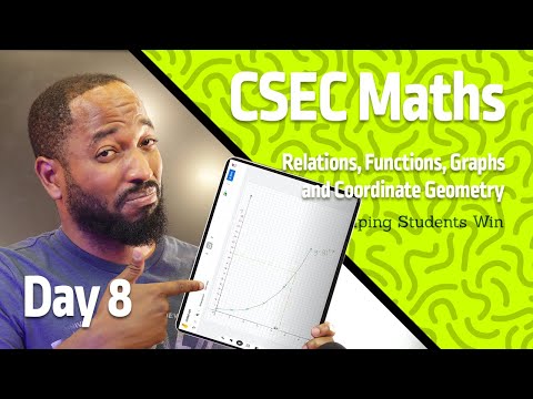 CSEC Maths Revision 2023 - Relations, Functions, Graphs & Coordinate Geometry