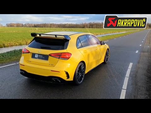 Mercedes AMG A35 with Akrapovic exhaust
